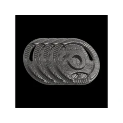 REBEL ACTIVE Liveni gvozdeni tegovi sa tri rukohvata set 4x1.25kg / 31mm RBA-2132