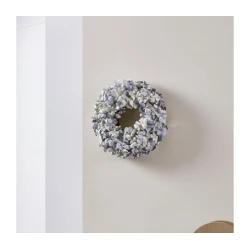 Eglo 428206 - Veštački cvetni venac SOLVANG, prečnik 35 cm, plave boje