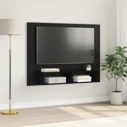 Set TV komoda Crni hrast 120 x 23,5 x 90 cm Konstruirano drvo