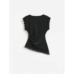 Reserved - Asimetrična bluza sa čipkom