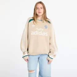 Mikina adidas Adicolor Blokecore Pullover UNISEX Wonder Beige XL