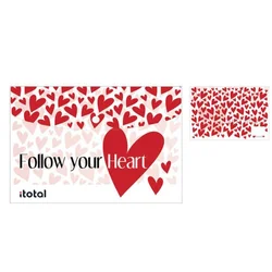 iTOTAL Fascikla Pismo A4 PVC Follow Your Heart XL2623