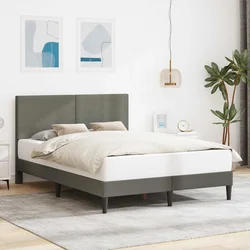 Krevetna konstrukcija Svjetlosiva 140 x 190 cm Kordura tekstil