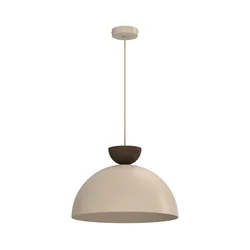 Luster na sajli NEVIS 1xE27/15W/230V O 38 cm bež