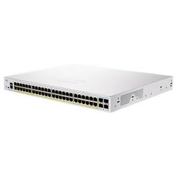 Cisco preklopnik CBS250-48PP-4G (48xGbE, 4xSFP, 48xPoE+, 195W) - OSVJEŽI