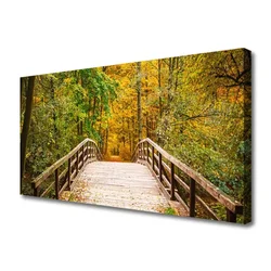 tulup.si Slika na platnu Forest bridge arhitektura 120x60 cm