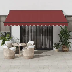 Tenda na automatsko uvlačenje bordo 400 x 350 cm