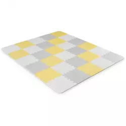 Kinderkraft podloga za igru luno yellow