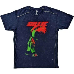 Billie Eilish Hands Face (Wash Collection) Navy Blue L Majica