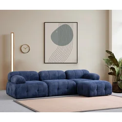Atelier del Sofa Ugaona garnitura Petite, 290x160 cm, Plava
