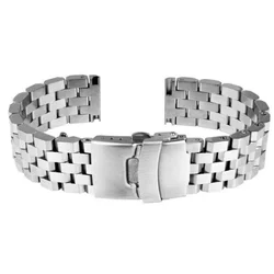 Metalni kaiš - MK22.47 Srebrni 22mm