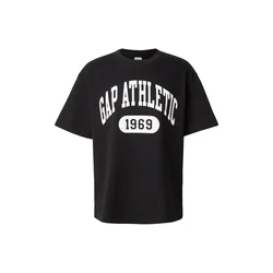 GAP Majica ATHLETIC črna/bela