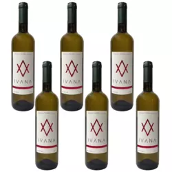 Serbika Suvo belo vino Ivana, 0.75l, 6 komada