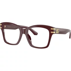 Dolce&Gabbana Ženski okvir za dioptrijske naočare, Četvrtaste, Bordo