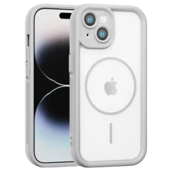 Bumper MagSafe maska za iPhone 15 Plus - siva