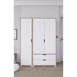 HANAH HOME Ormar braon - bele boje Nisan 1600 019