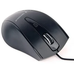 MUS-4B-02 Gembird Opticki mis 800-1200Dpi 4-button black 115mm USB