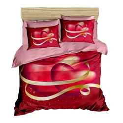 Lessentiel Maison Komplet posteljina 153, 160x220cm, Crveno-roze