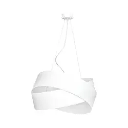Luster na sajli VIENO 3xE27/15W/230V bela