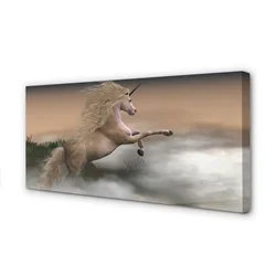 tulup.si Slika na platnu Unicorn oblaki 120x60 cm