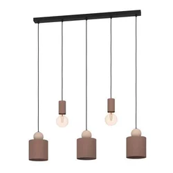 Eglo 900346 - Luster na sajli GAZZOLA 5xE27/40W/230V