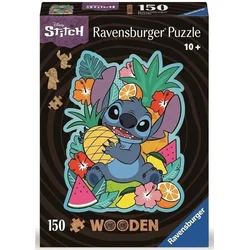 Drvena slagalica Ravensburger Diseny Stitch, plava, 1500 delova