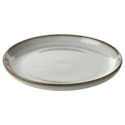 GLADELIG Desertni tanjir, siva, 20 cm
