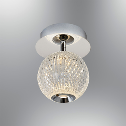 Wallity Luster L1373, 15cm, 12 cm 1x5W, LED, Srebrne boje