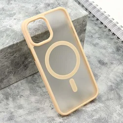 Maska Silky MagSafe matte za Iphone 12/12 Pro/ roze
