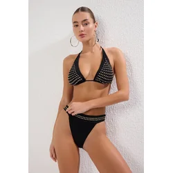 Trendyol Milla Ženski kupaći kostim Tbess25Bt00094, Crni