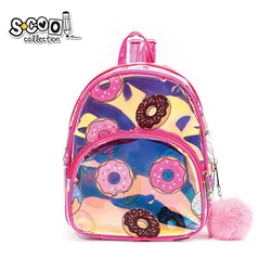 S-COOL Ranac za vrtić- predškolsko Donuts transparent SC1666