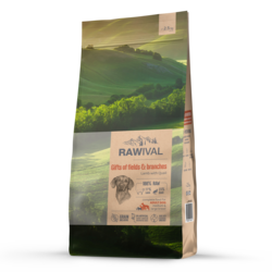 RAWIVAL Suva hrana za odrasle pse srednjih i velikih rasa od jagnjetine sa prepelicom 2.5 kg