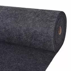 Vidaxl Preproga Antracit 1,2 x 15 m Poliester