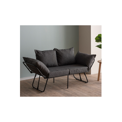 Atelier del Sofa Dvosed na razvlačenje Viper 2, Tamnosivi