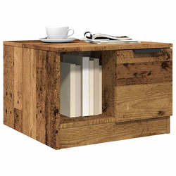 Stolić za kavu boja staro drvo 50x50x36 cm konstruiranog drva