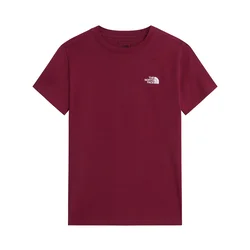 THE NORTH FACE Majica Evolution Simple Dome burgund/bela