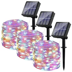 Novogodišnje solarne lampice ŠARENE 30 metara