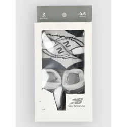 New Balance Classics 2 Pack Bootie Set Kids Socks grey matter