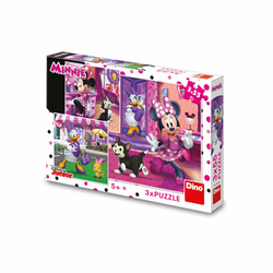 DINO Puzzle - Dan sa Mini 3x55 delova (335226)
