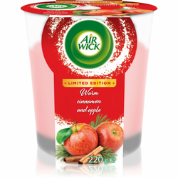 Air Wick Essential Oils Warm Cinnamon and Apple XXL mirisna svijeća 220 g