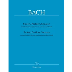 BACH J.S.:SUITES,PARTITES,SONATAS FOR HARPSICHORD BY GUSTAV LEONHARDT