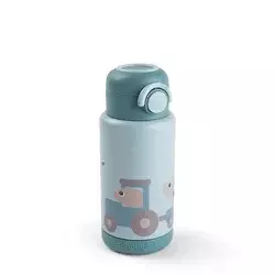 Done by Deer termo steklenička Tiny farm 340 ml blue
