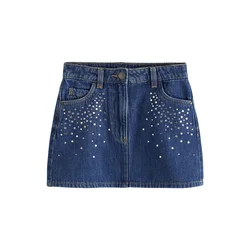 Next Krilo moder denim / srebrna