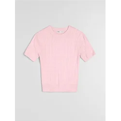 Sinsay - Džemper bluza - pastelno roze