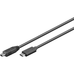 MicroConnect MicroConnect USB-C do Mini USB B 5P 0,5 m