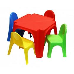 Igračka Stol i 4 stolice set za djecu