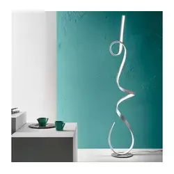 Ondaluce - LED prigušiva podna lampa LUMEN LED/30W/230V 160 cm srebrna