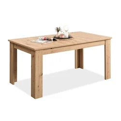 Homestyle4U Jedilna miza, 120x80x76 cm, rjava