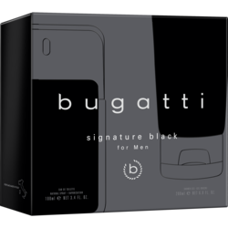 BUGATTI Poklon set za muškarce Signature black EDT 100ml + gel za tuširanje 200ml