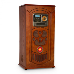 Auna Musicbox, jukebox, gramofon, CD predvajalnik, BT, USB, SD, FM tuner, les (BX - Musicbox)